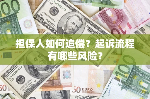 济南担保人如何追偿？起诉流程有哪些风险？