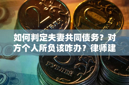 济南如何判定夫妻共同债务？对方个人所负该咋办？律师建议