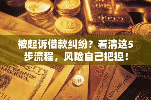 济南被起诉借款纠纷？看清这5步流程，风险自己把控！