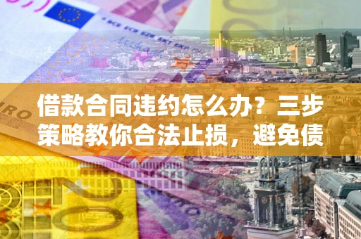 济南借款合同违约怎么办？三步策略教你合法止损，避免债务危机升级