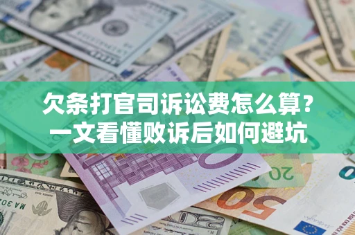 济南欠条打官司诉讼费怎么算？一文看懂败诉后如何避坑