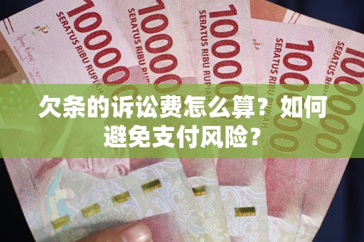 济南欠条的诉讼费怎么算？如何避免支付风险？